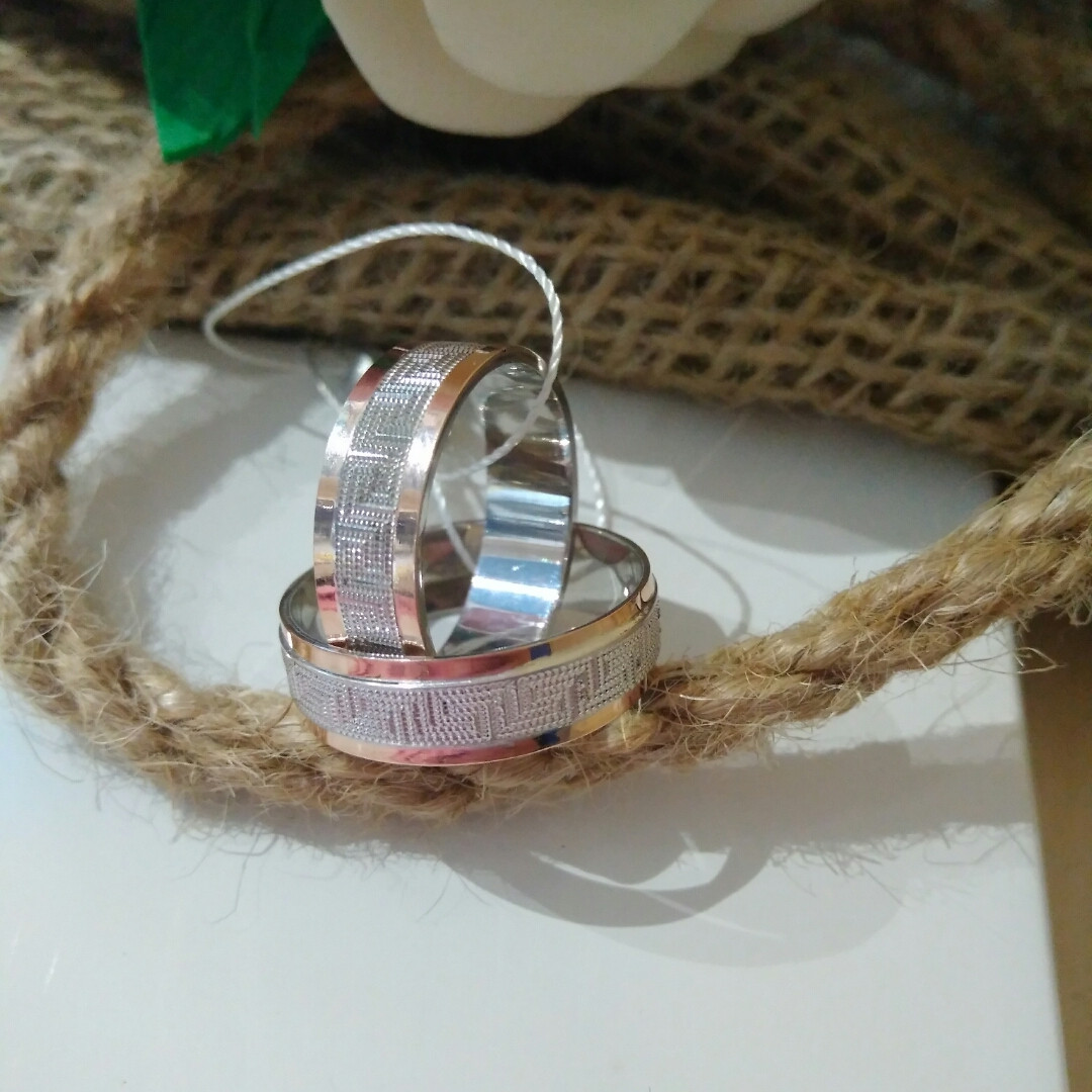 Обручки 925 проби з золотими пластинами 375 проби