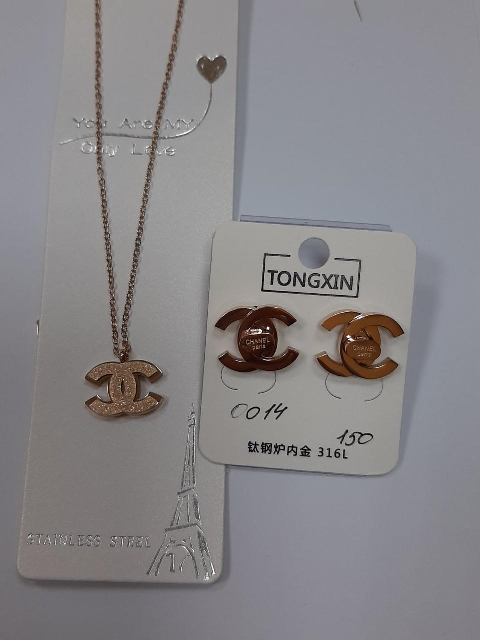 Сережки з медичного золота 585 проби хьюпинг