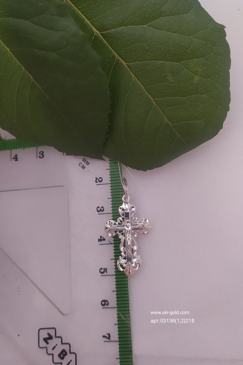 Срібний хрест 925 проби.