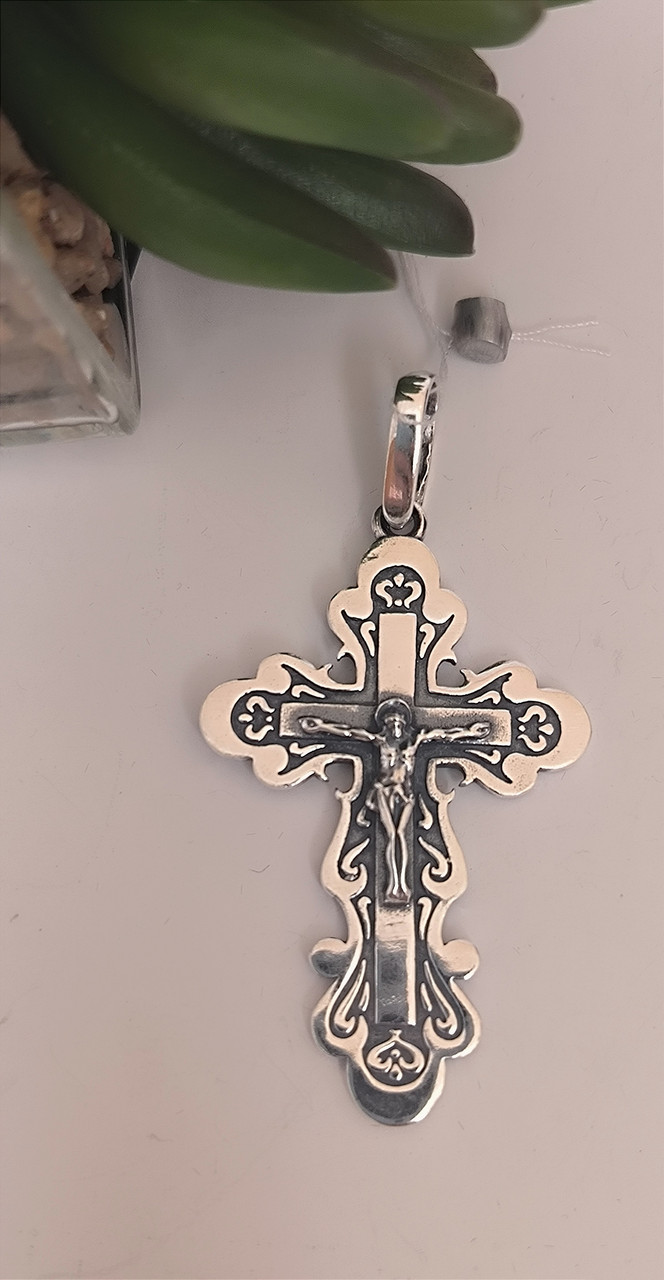 Срібний хрест 925 проби