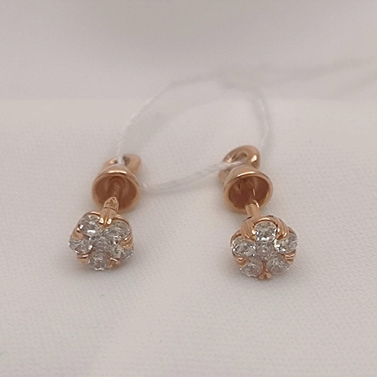 Золоті сережки пусети