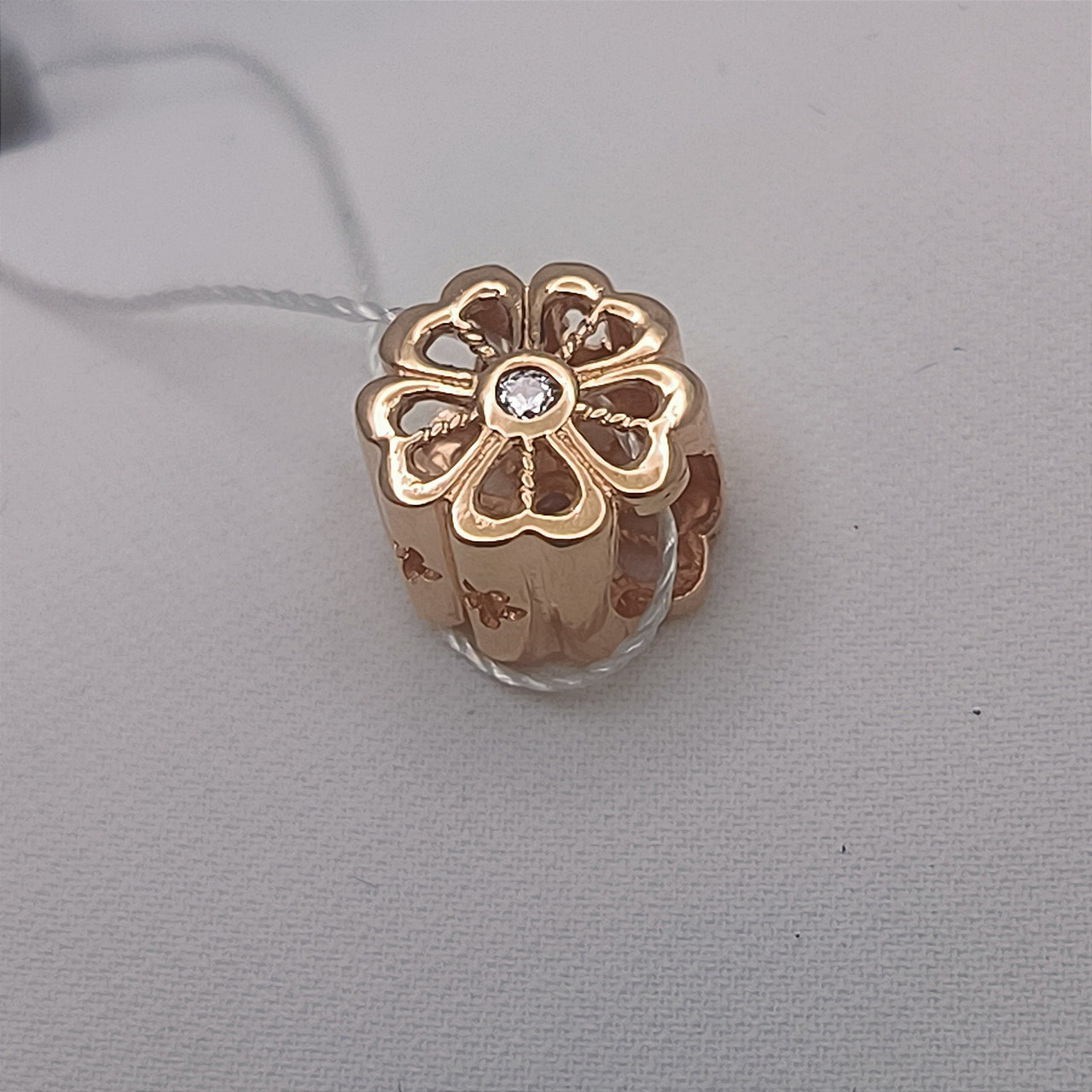 Золотий кулон у червоному золоті 585 проби