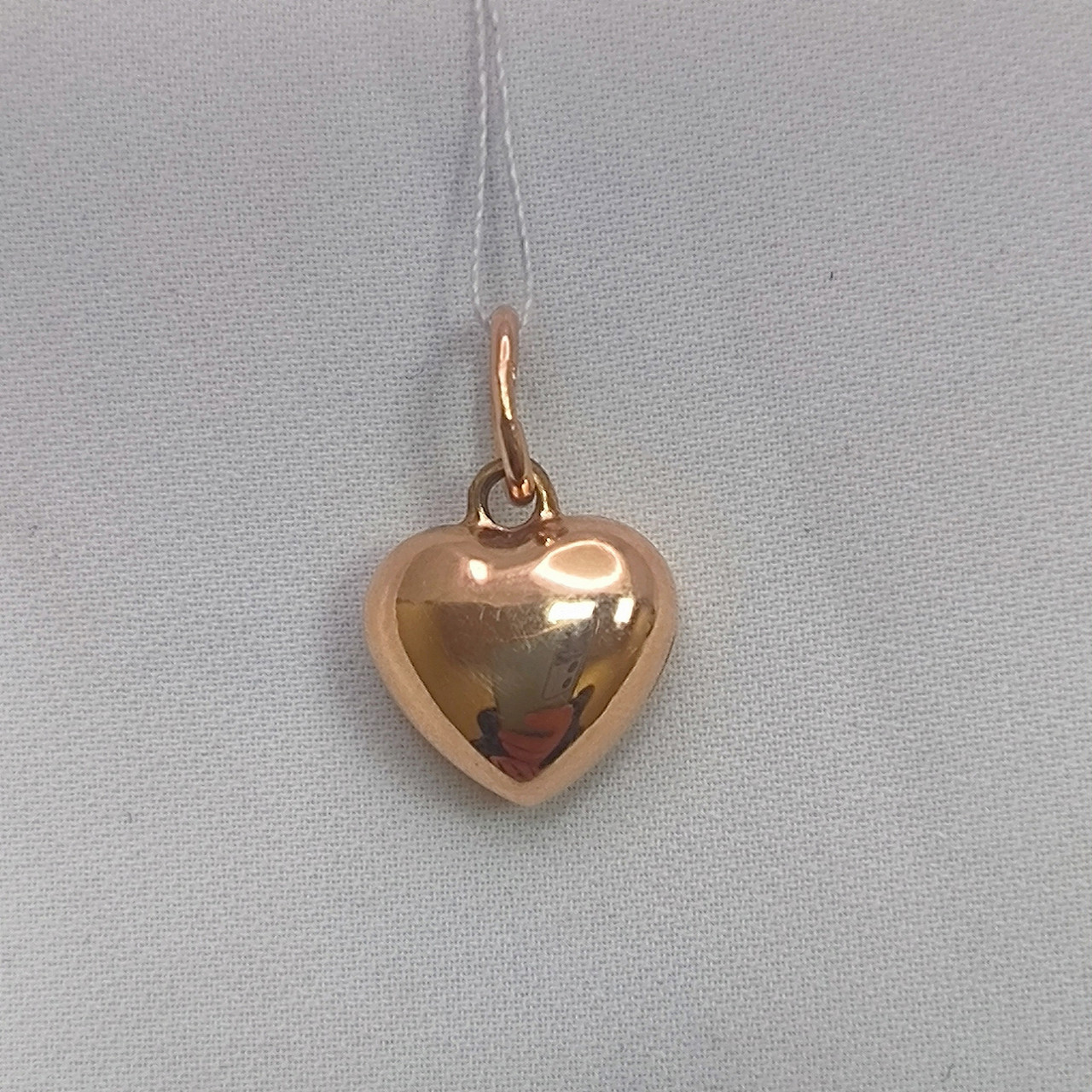 Золотий кулон серце Ukr-Gold