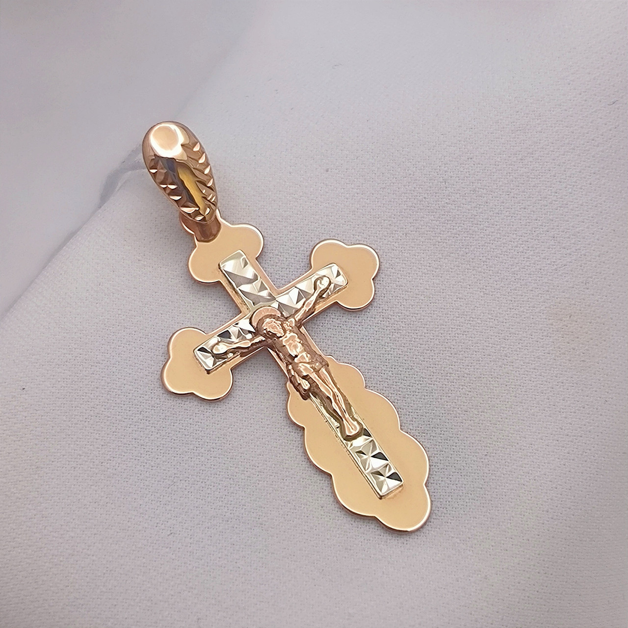 Золотий хрестик 585 проби Ukr-gold.com