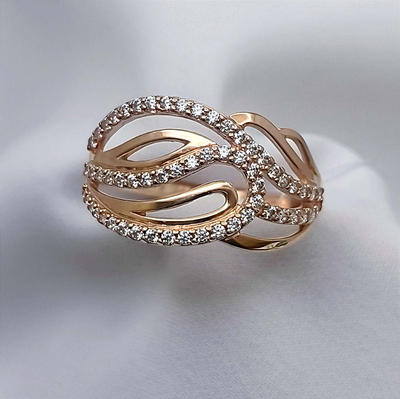 Золоте кільце 585 проби Ukr-gold.com