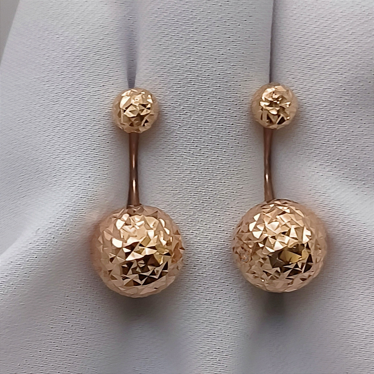 Золоті сережки 585 проби Ukr-Gold.com