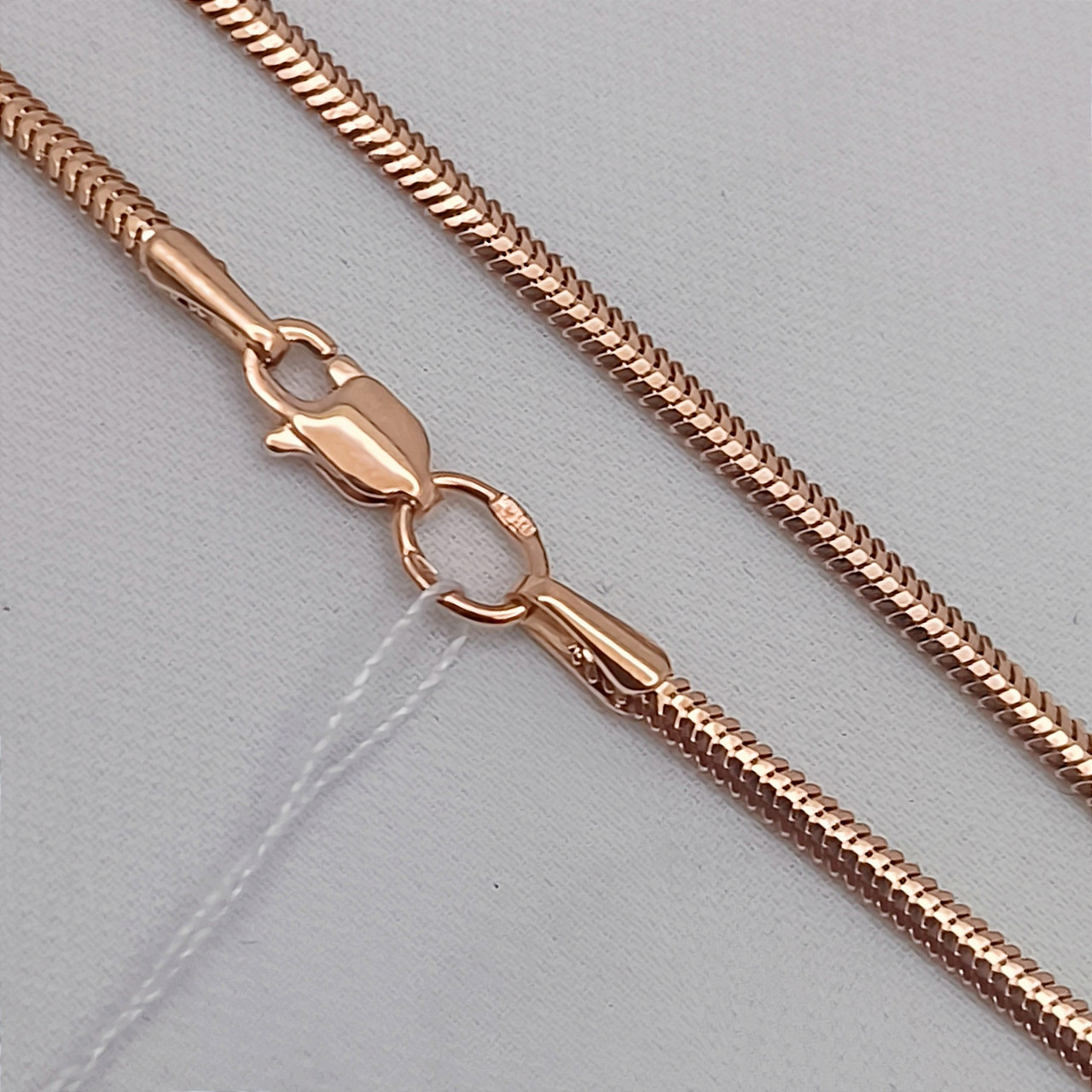 Золотий ланцюжок плоский снейк, золотий ланцюг плоский Снейк