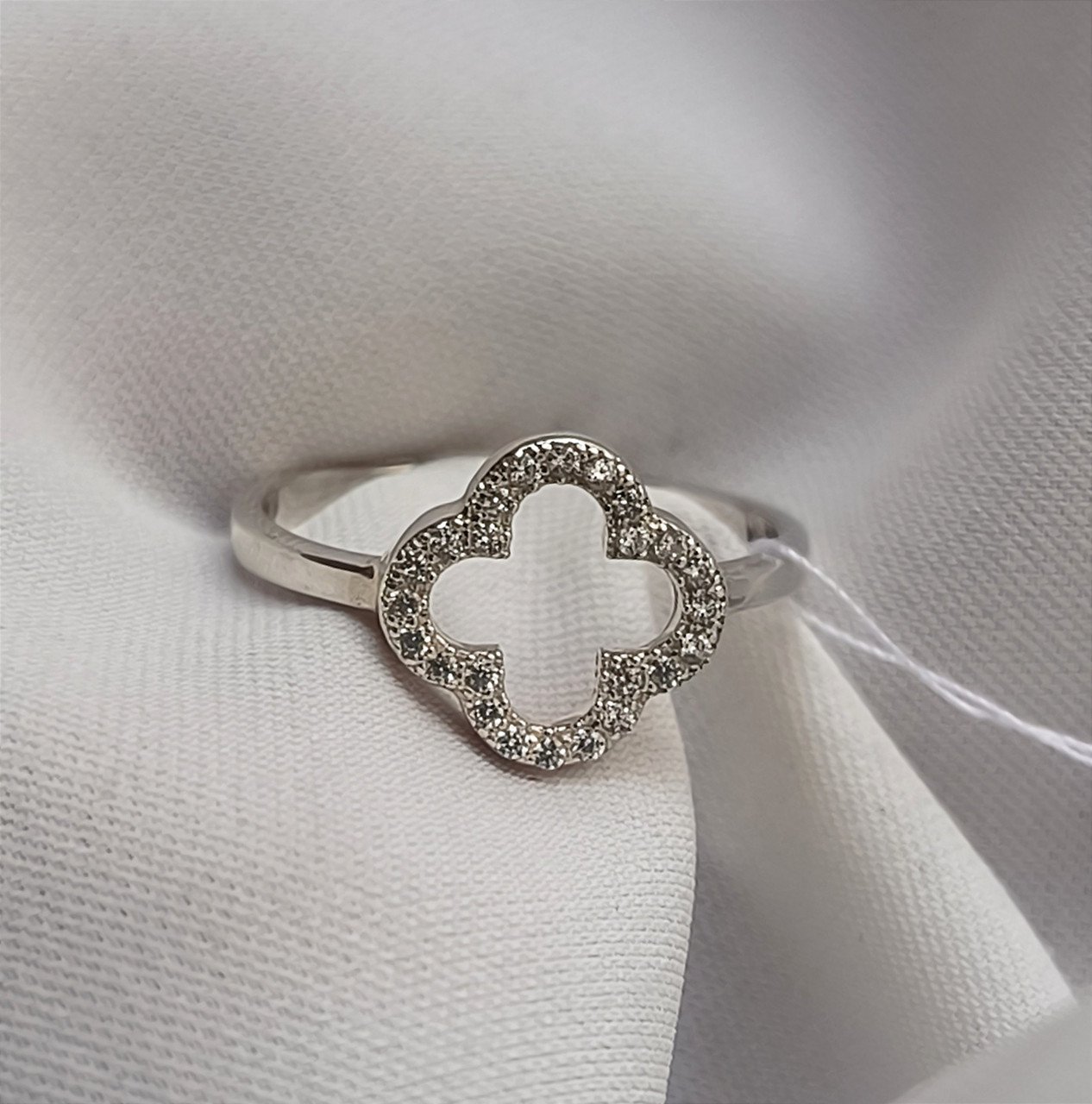 Срібне кільце з цирконієм 925 проби