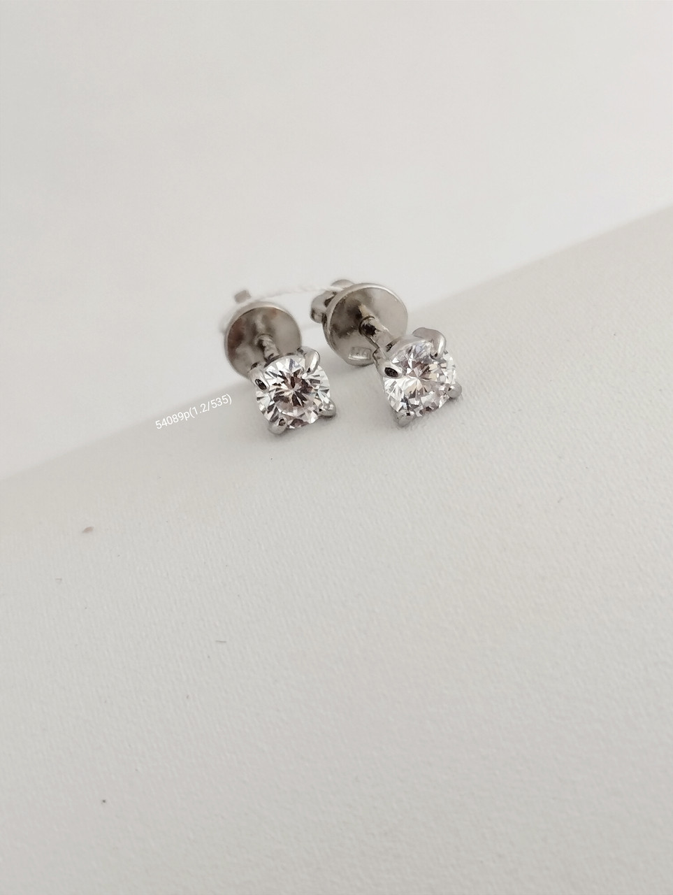 Срібні сережки з цирконієм Ukr-gold