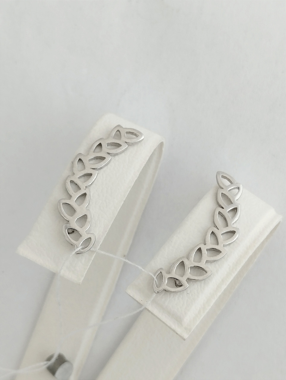 Срібні сережки кафи Ukr-gold