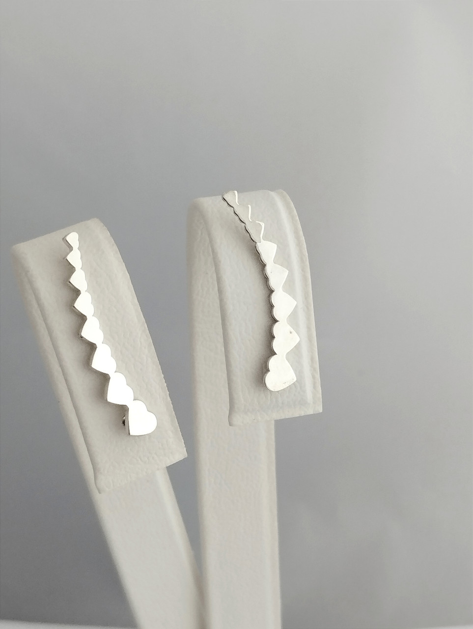 Срібні сережки кафи Ukr-gold