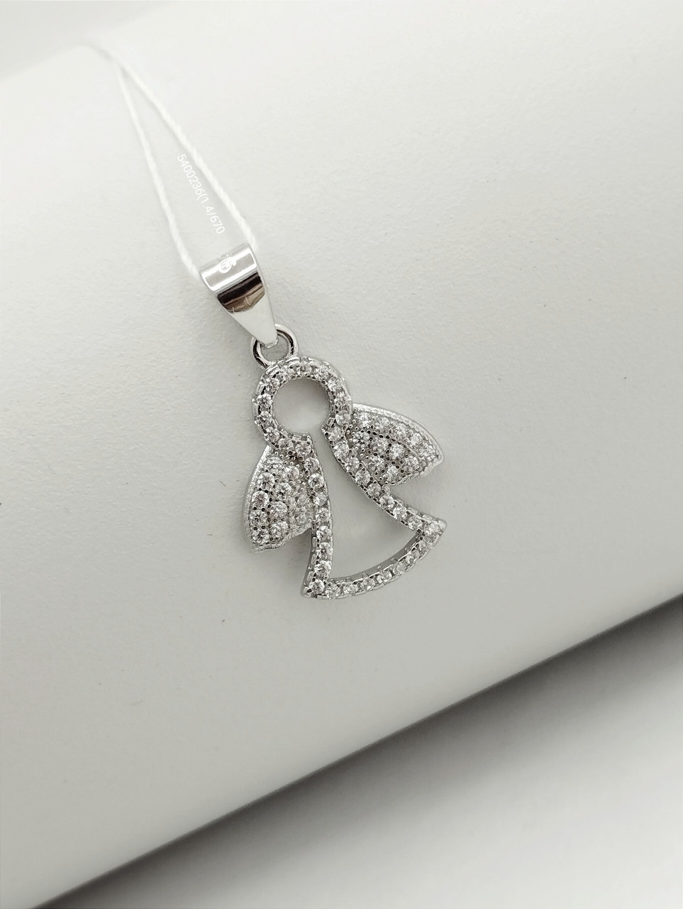 Срібний кулон ангел Ukr-gold