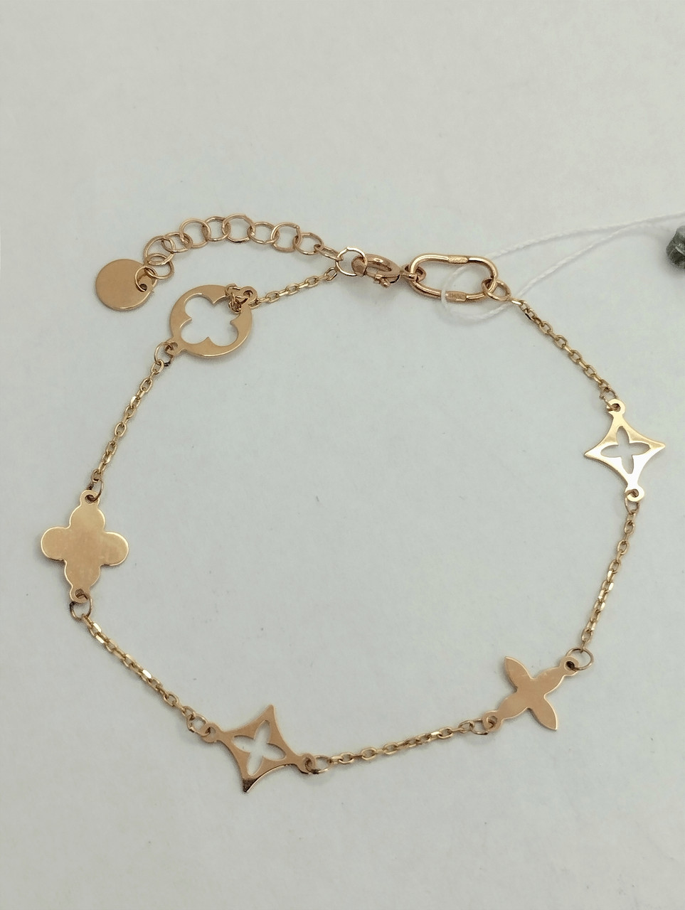 Золотий браслет у стилі мінімалізм Ukr-gold