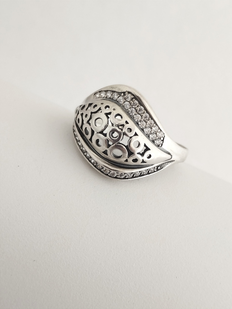 Срібне кільце Ukr-gold