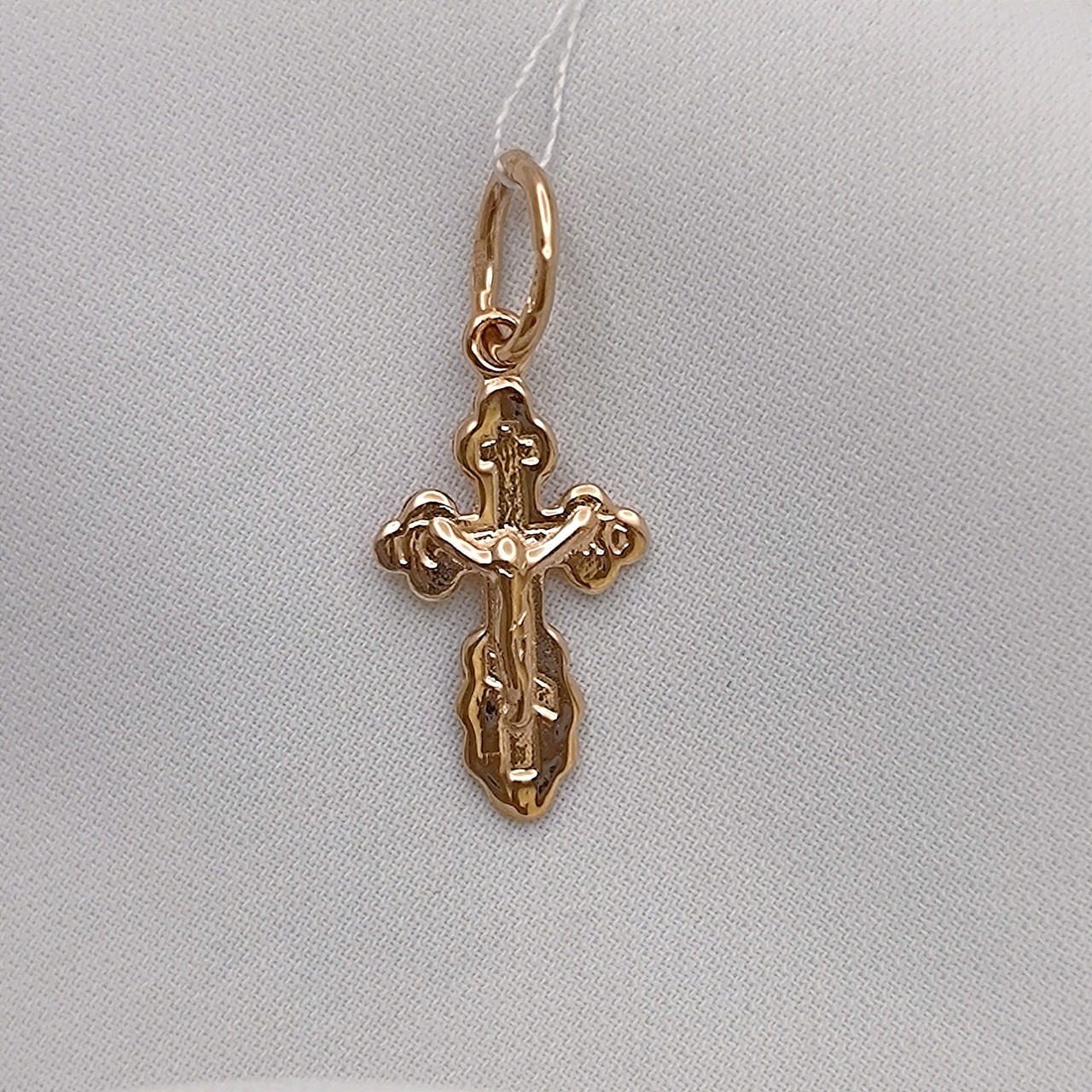 Золотий маленький хрестик 585 проби