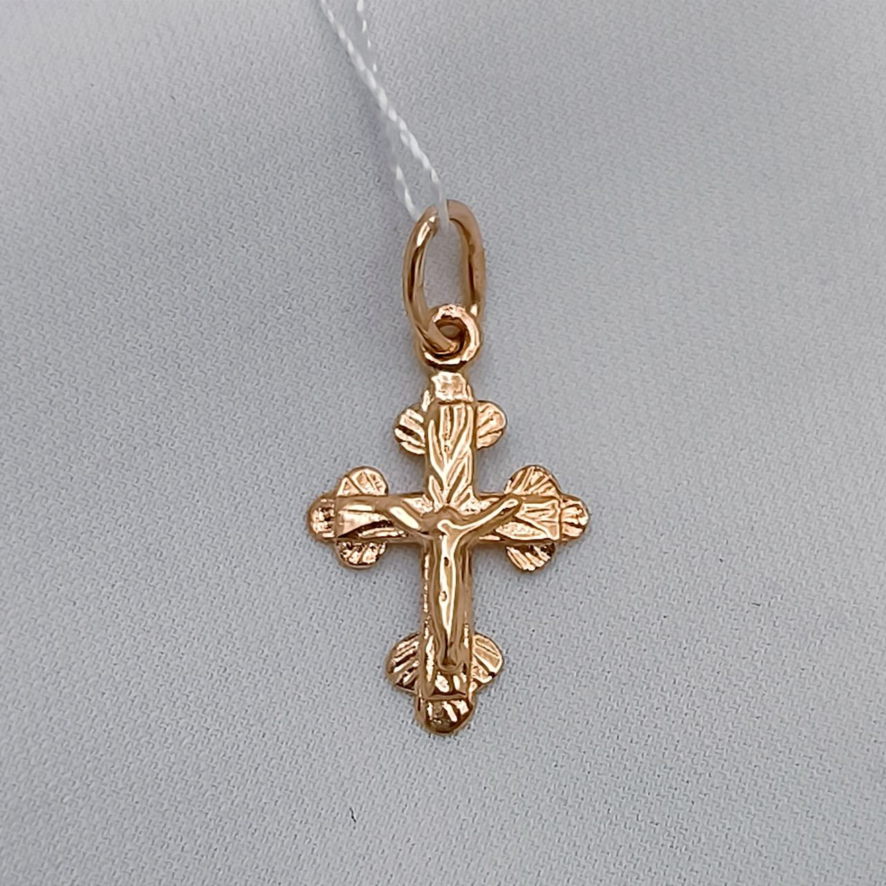 Золотий маленький хрестик 585 проби