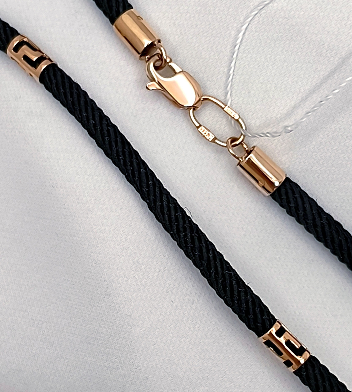 Ювелірний шнурок із золотом 585 проби Ukr-gold