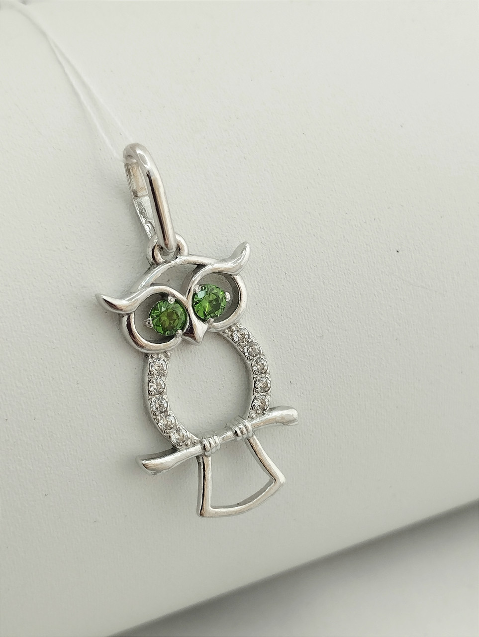 Срібний кулон сова Ukr-gold