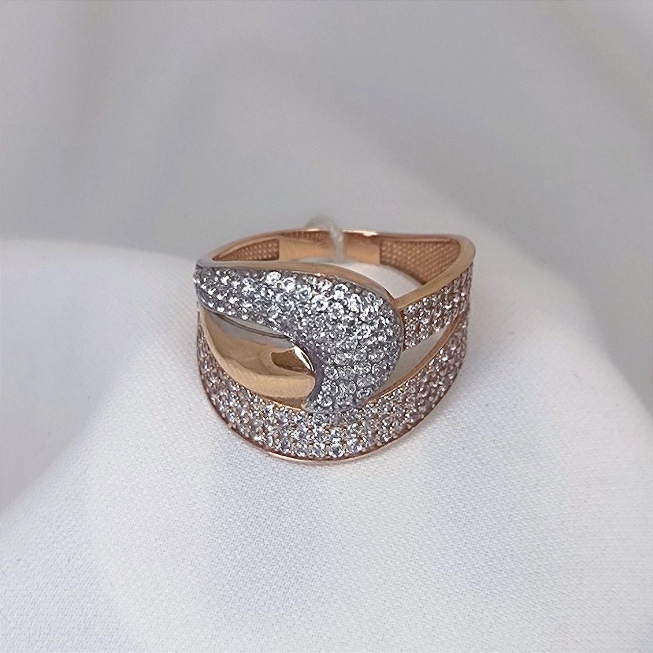 Золоте жіноче кільце 585 проби