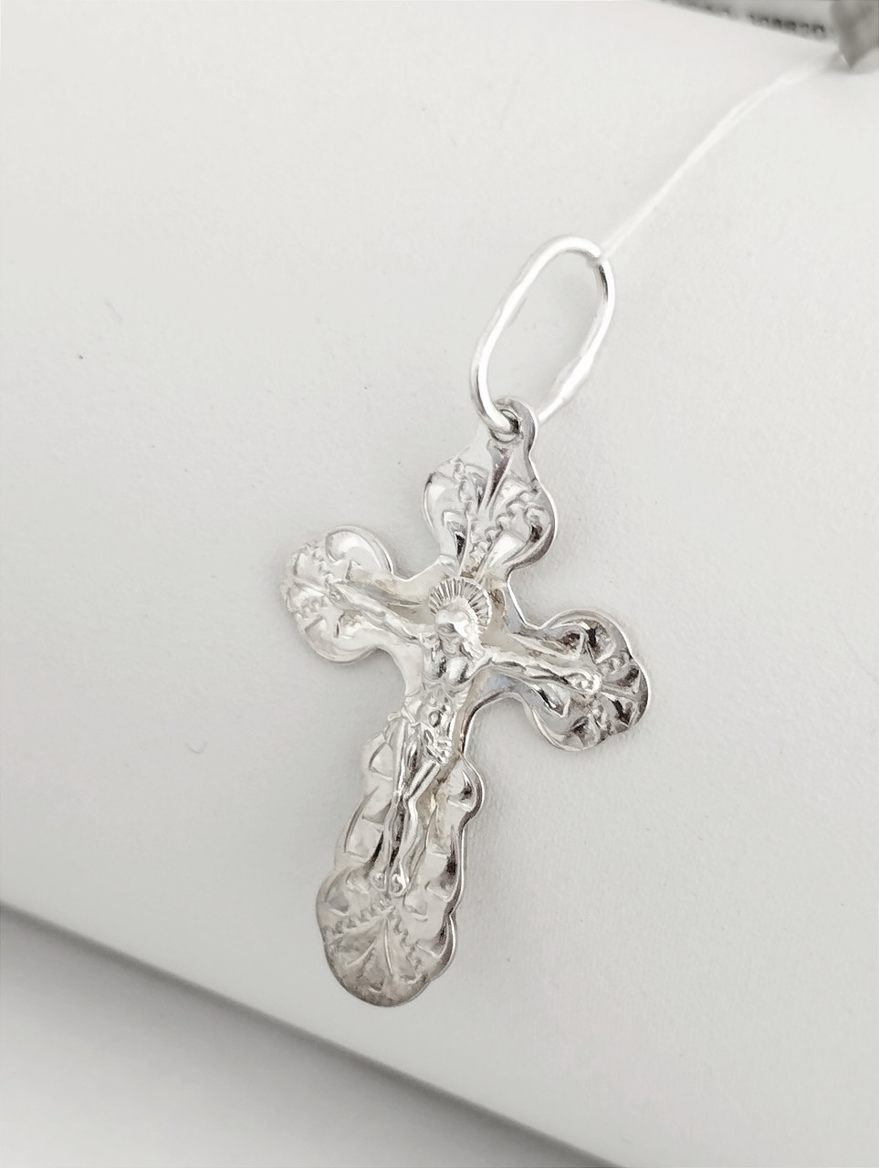 Хрест з срібла 925 проби з розп'яттям