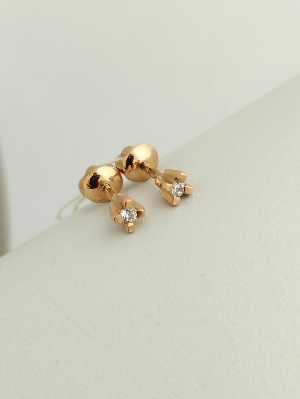 Золоті сережки пусети Ukr-gold