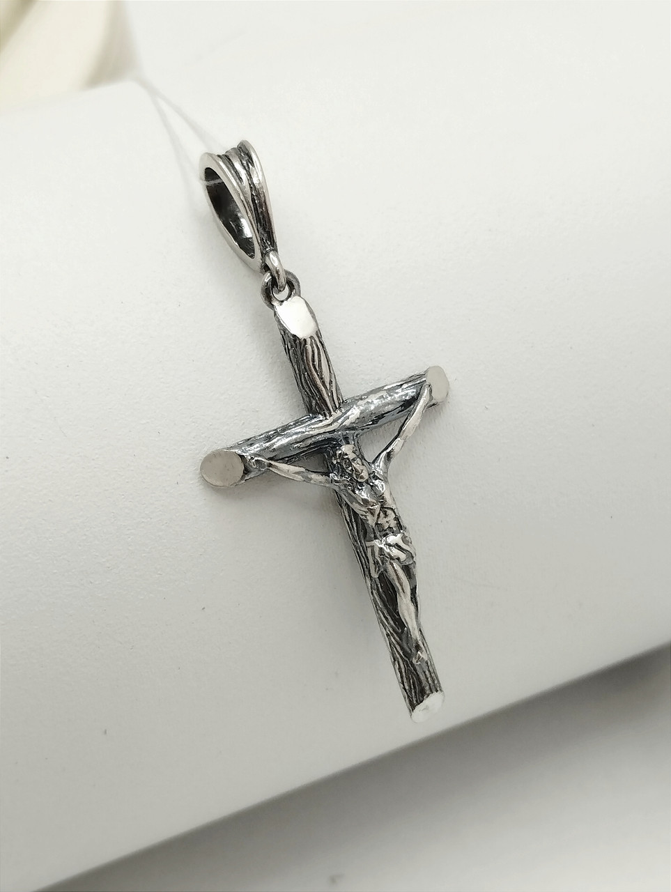 Срібний кулон хрестик 925 проби