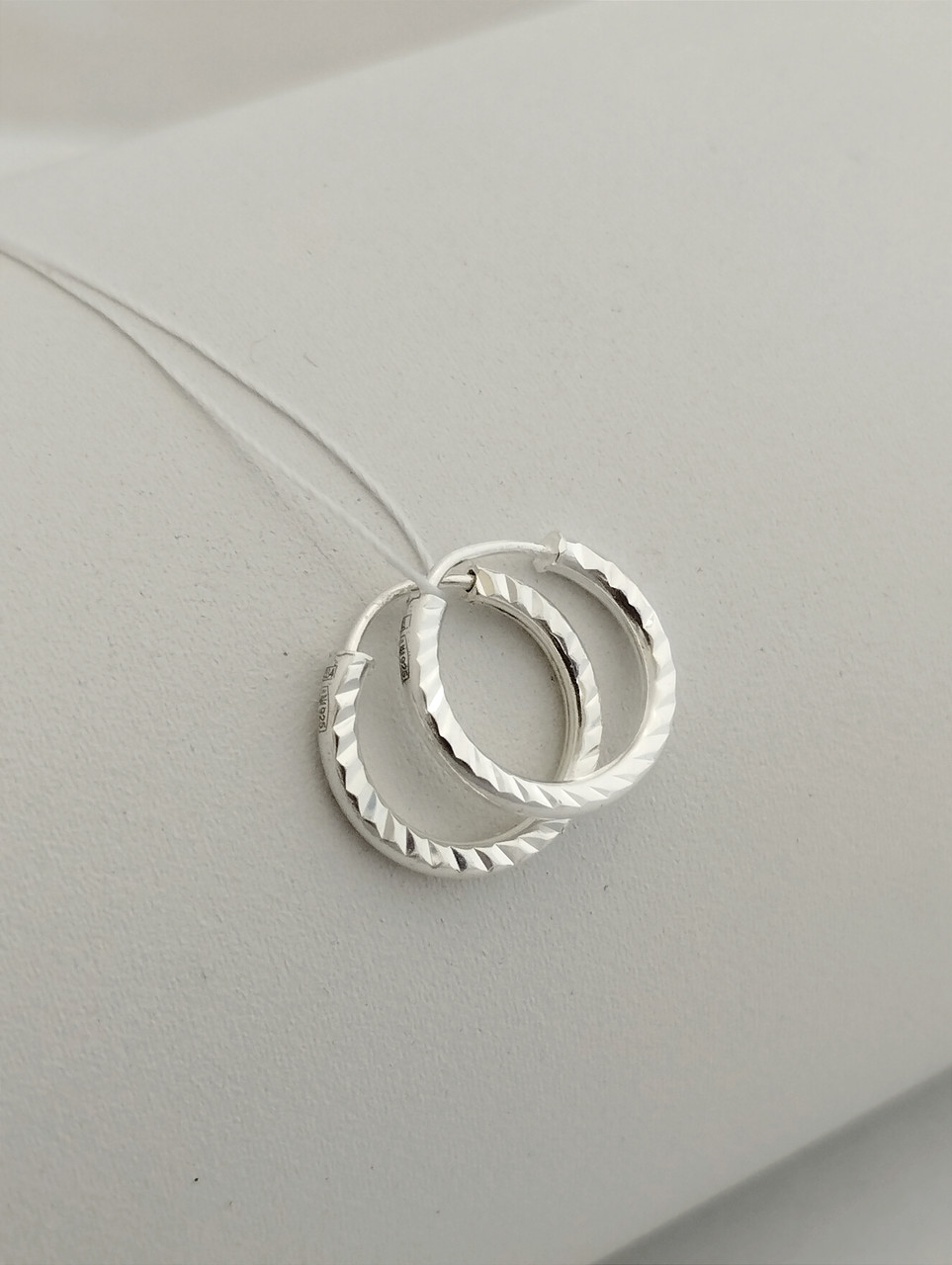 Срібні сережки