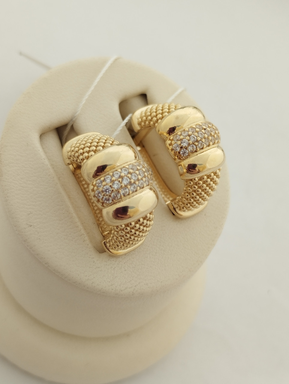 Золоті сережки з жовтого золота