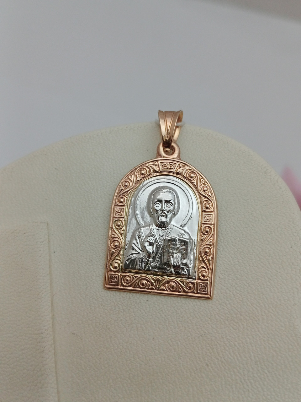 Золотий підвіс ікони 585 проб