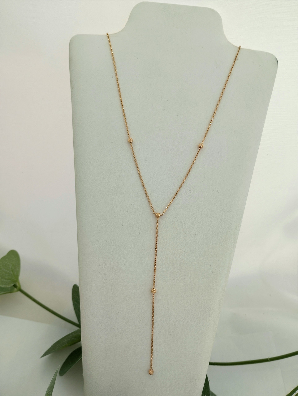 Золота кольє краватка