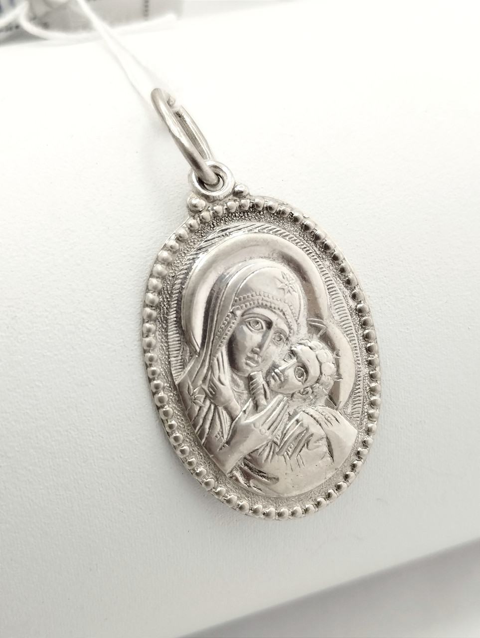 Срібний кулон Ладанка Матір Божа 925 проби