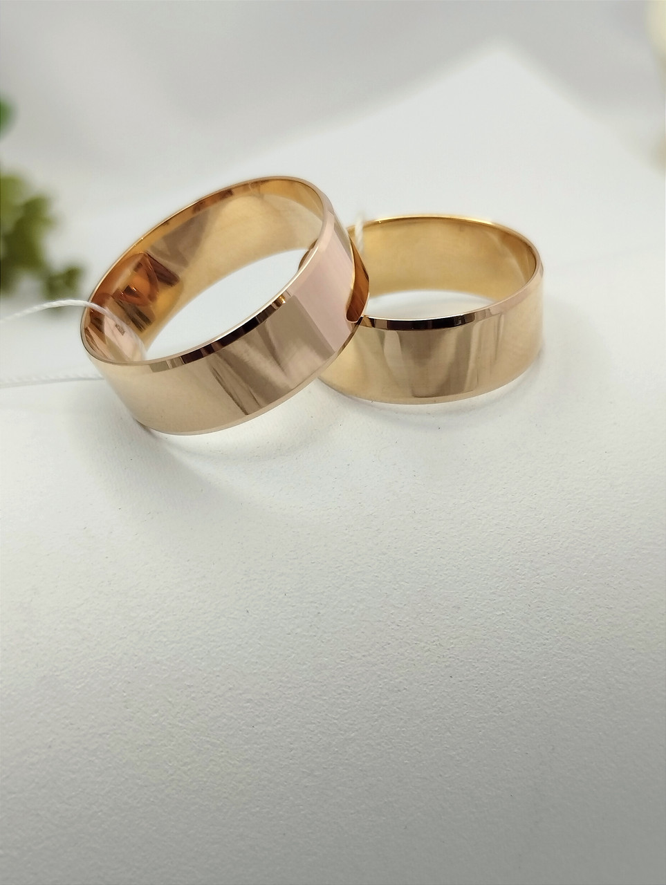 Золоту обручку європейка 0.7