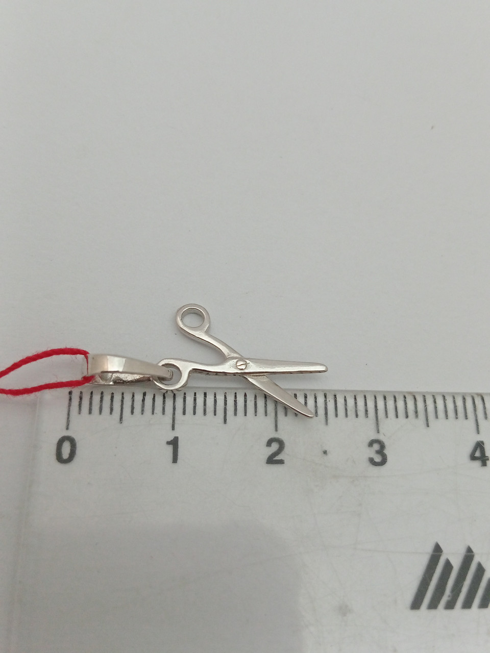 Срібний кулон ножиці 925 проби