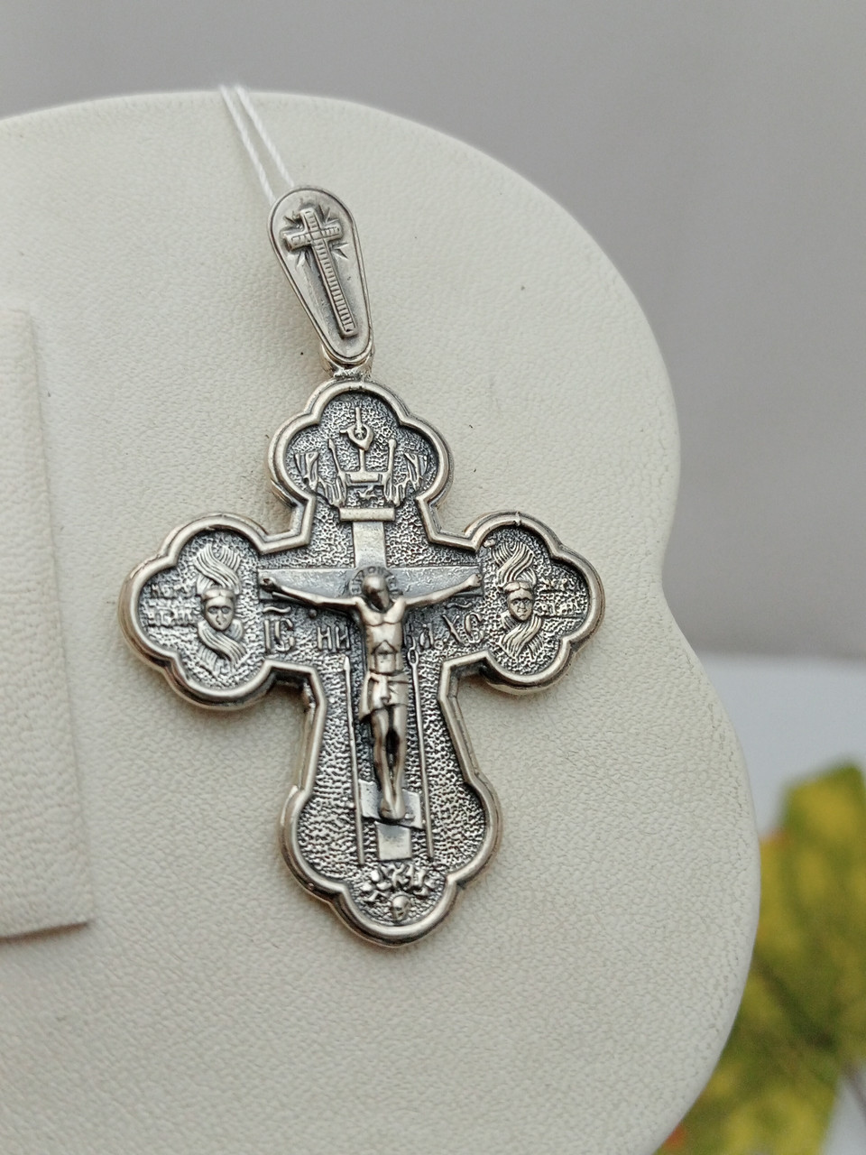 Срібний хрест із розп’яттям 925 проби
