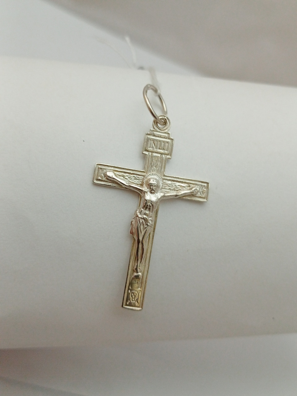 Срібний хрест із розп'яттям 925 проби